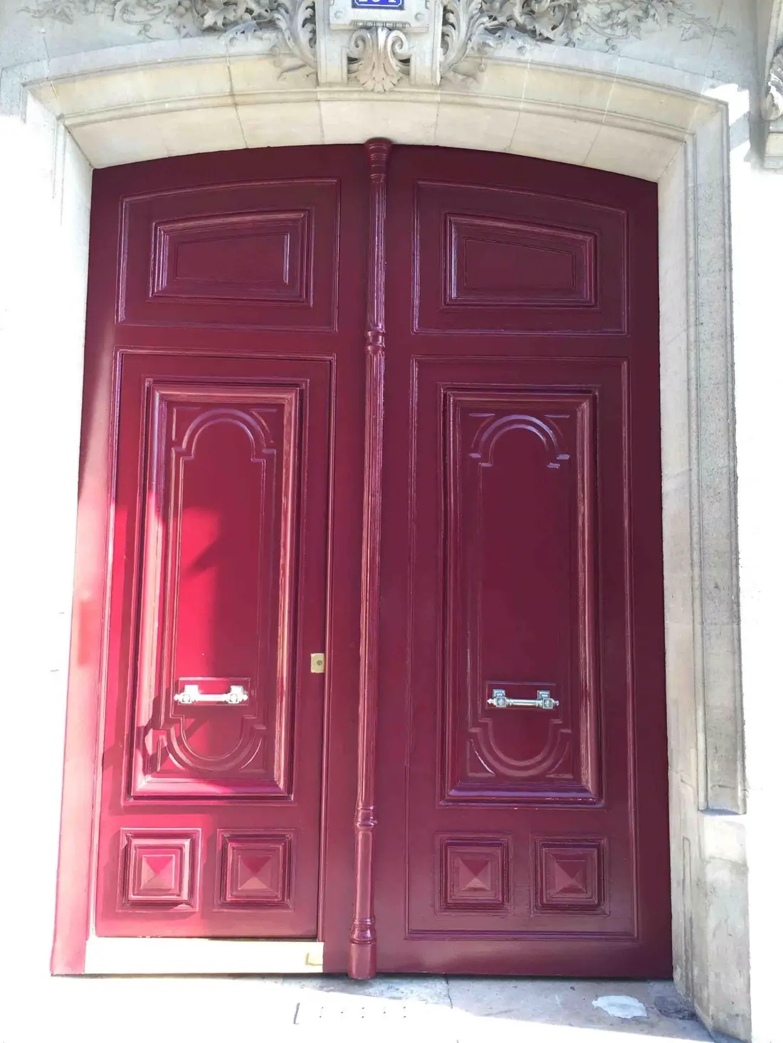 Porte cochère, 134 boulevard Saint-Germain, Paris 6e — après travaux