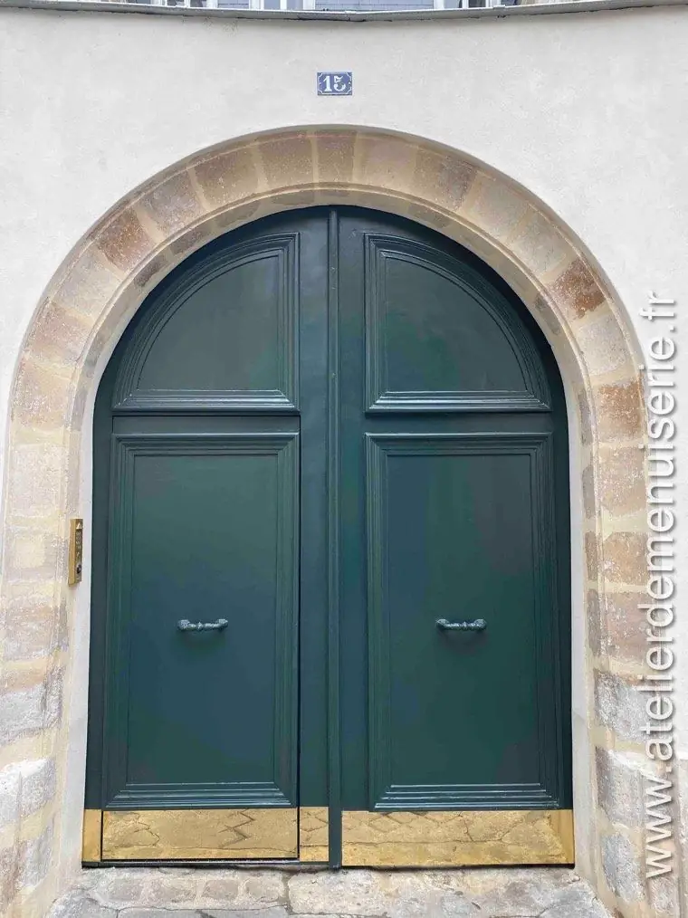 Porte cochère, 15 rue Séguier, Paris 6e — après travaux