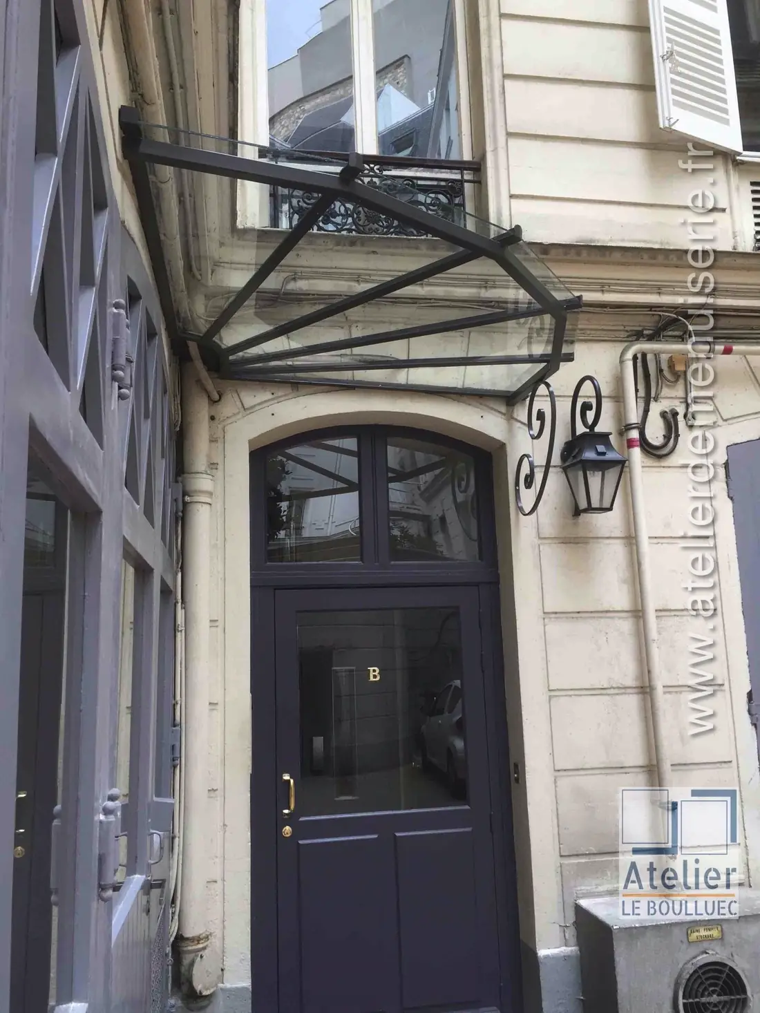 Marquise, rue Saint-Honoré, Paris 1er — après travaux