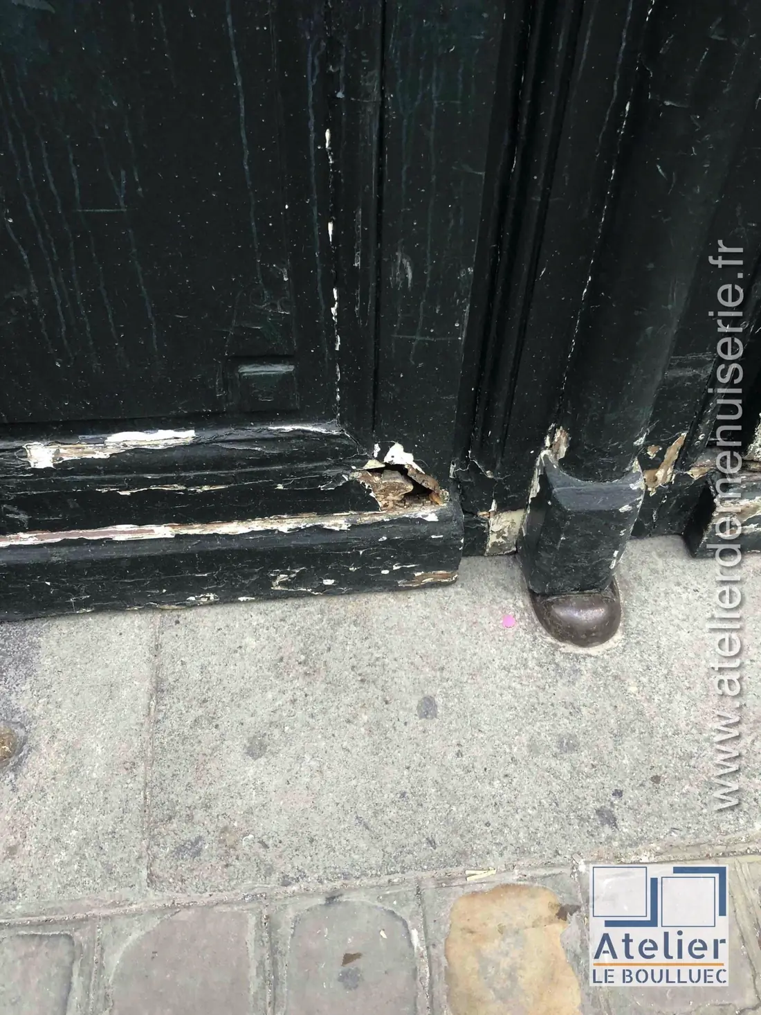Porte cochère, 39 rue Sainte-Croix-de-la-Bretonnerie, Paris 4e — avant travaux
