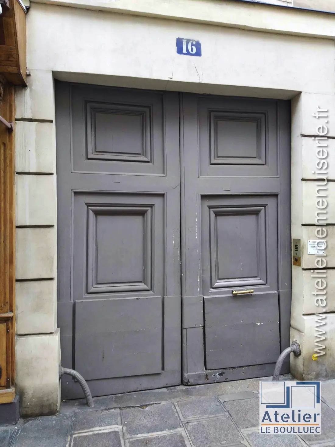 Porte cochère, 16 rue du Cherche-Midi, Paris 6e — avant travaux