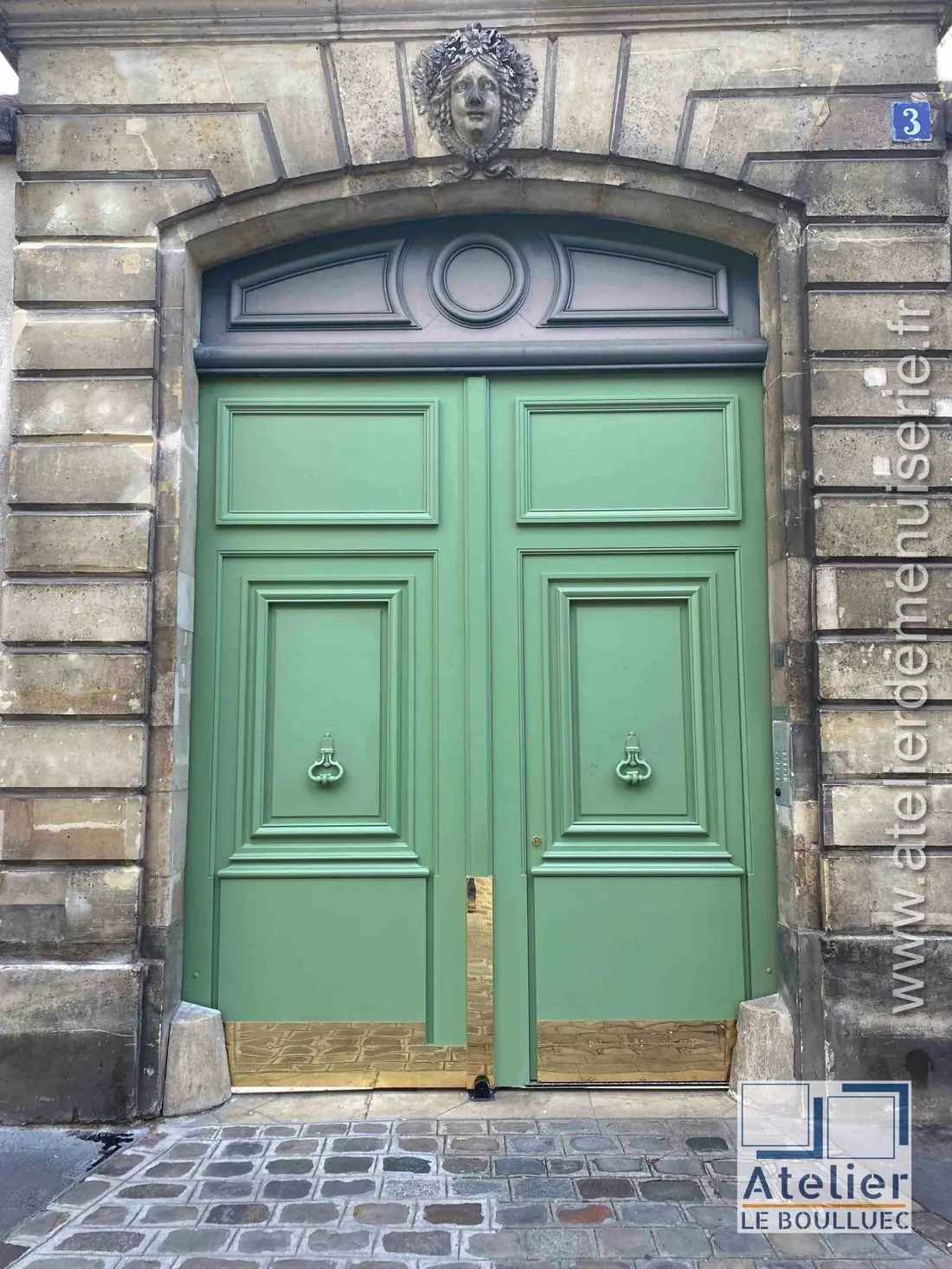 Porte cochère, 3 rue de la Perle, Paris 3e — après travaux