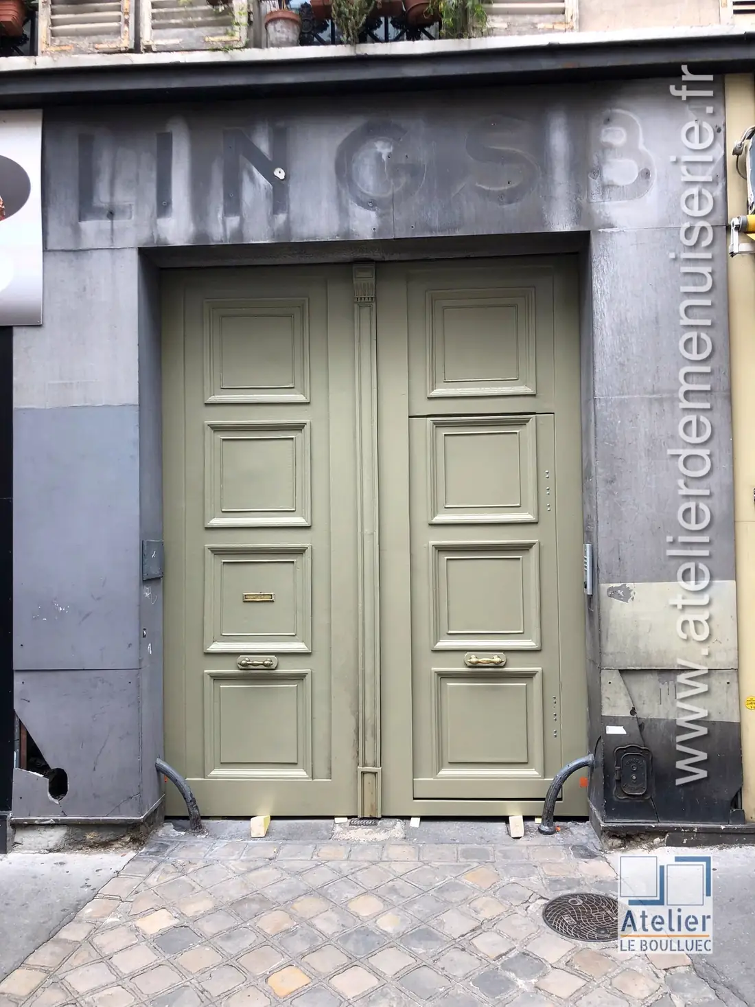 Porte cochère, 45 rue Vavin, Paris 6e — après travaux