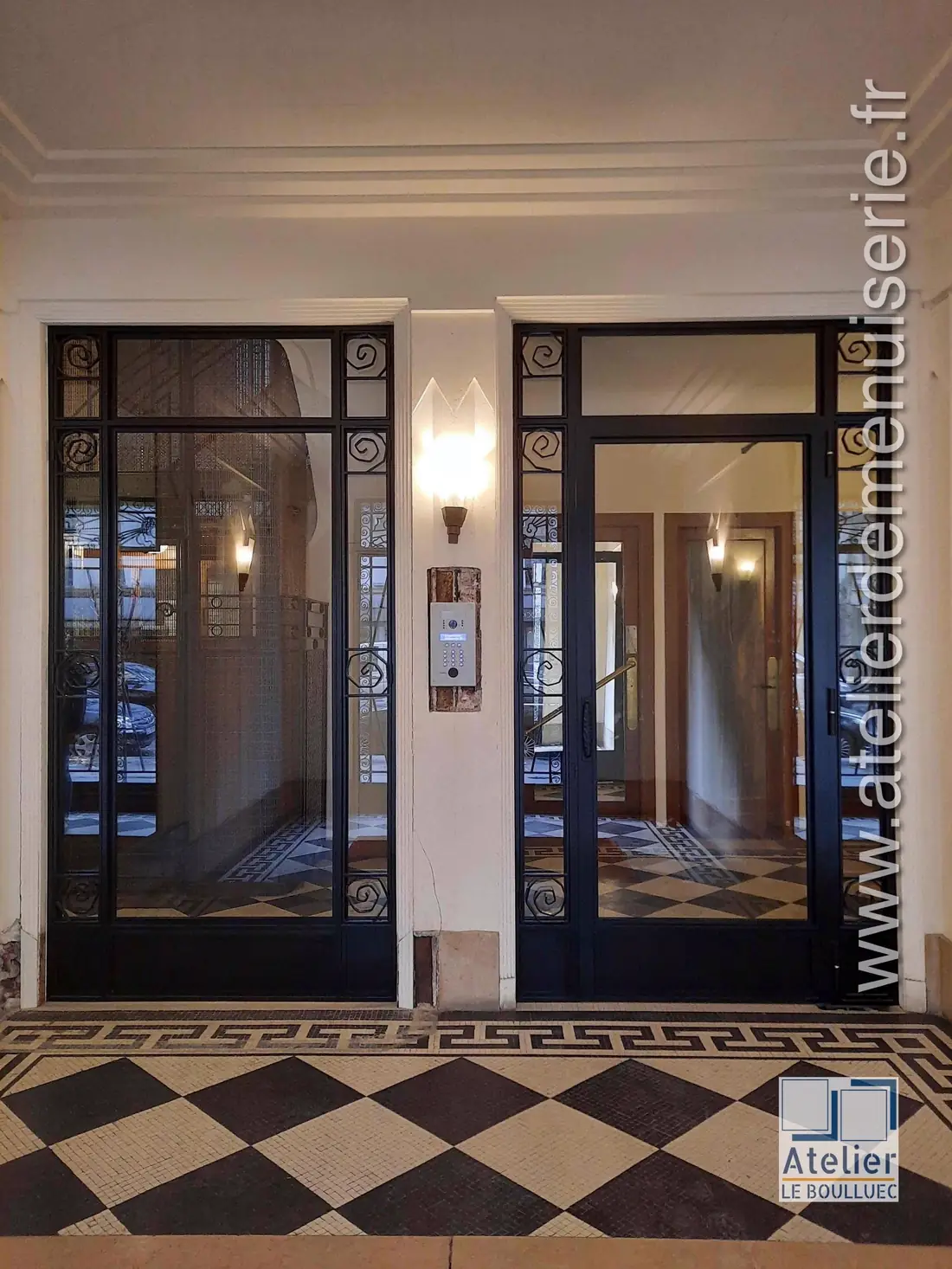 Porte cochère, 76 rue des Bourdonnais, Paris 1er — après travaux