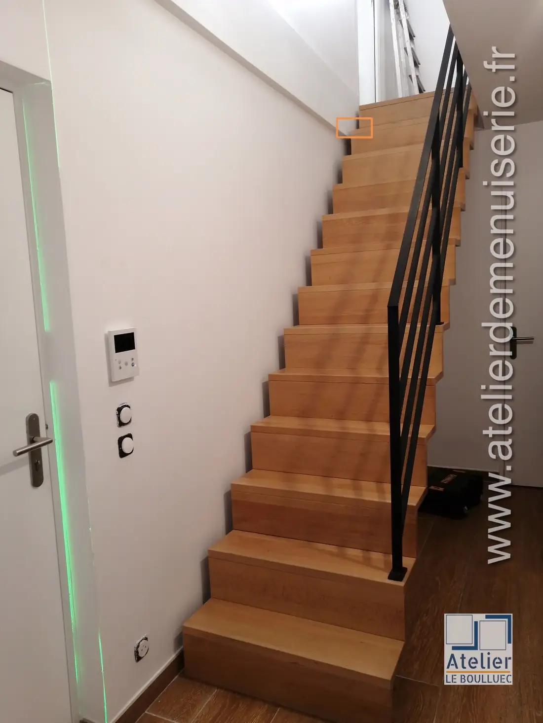 Escalier, Saclay (91) — avant travaux