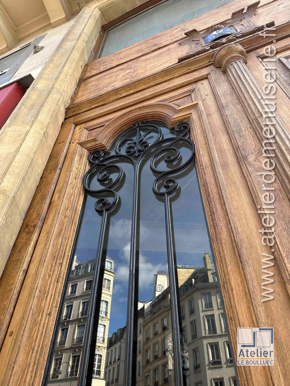 Porte cochère, 8 boulevard de Bonne-Nouvelle, Paris 10e — détail