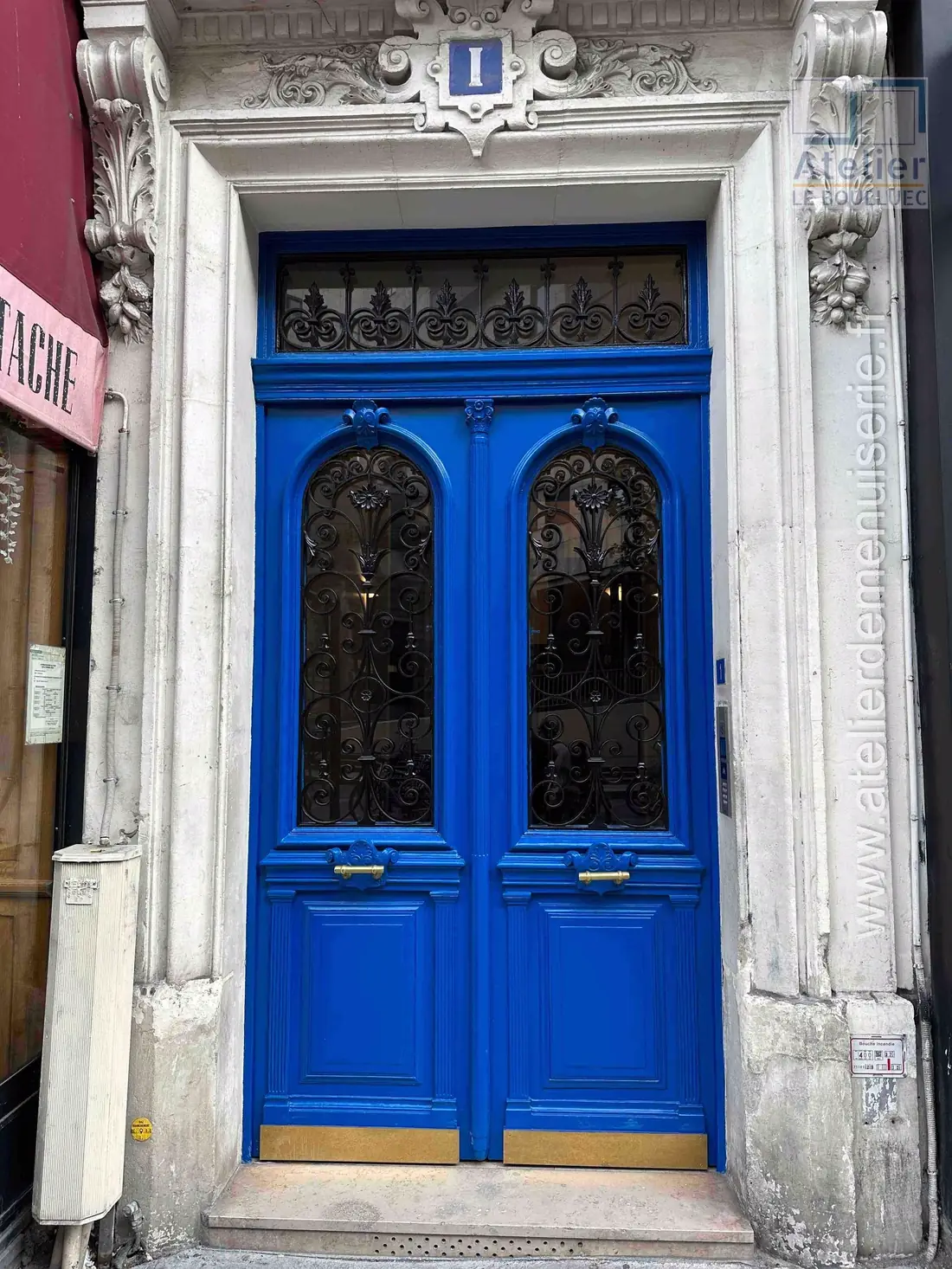 Porte bâtarde, 1 rue de Turbigo, Paris 1er — après travaux
