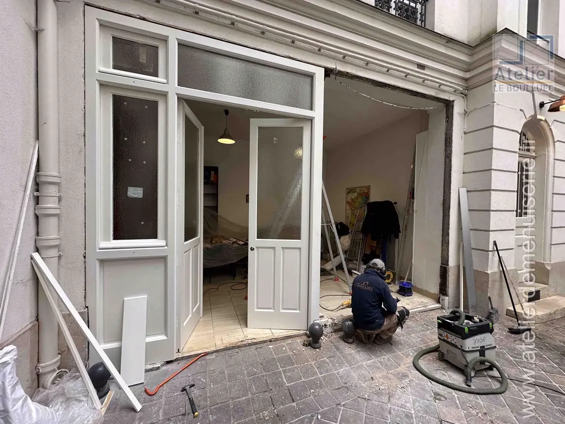 Porte cochère, 12 rue des Petits-Hôtels, Paris 10e — après travaux