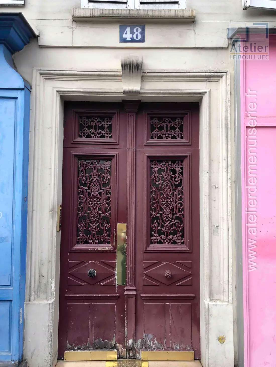 Porte cochère, 48 rue de la Santé, Paris 13e — après travaux