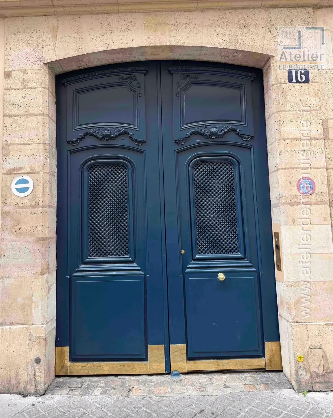 Porte cochère, 16 rue de Condé, Paris 6e — après travaux